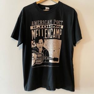 ✨SALE✨ John Mellencamp Black Graphic Tee
